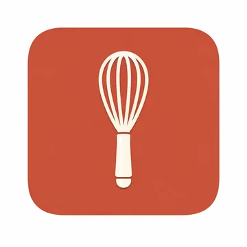 SousChef icon concept explored and dropped: Whisk.